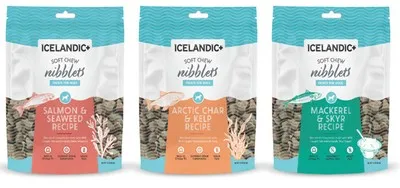 1ea 2.25oz Icelandic+  for CATS Soft Chew Salmon & Seaweed - Treats